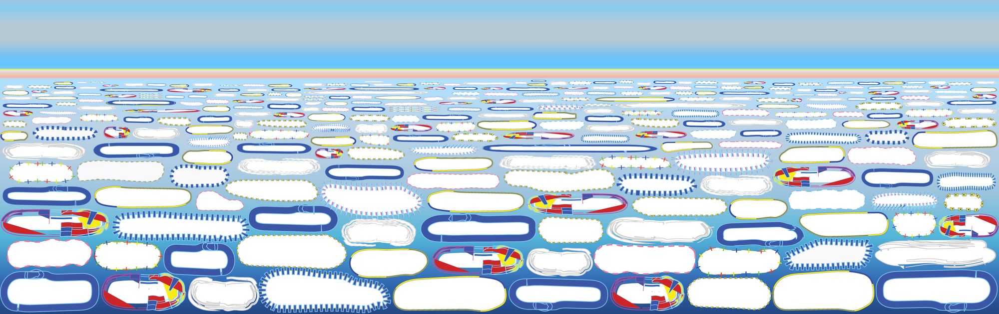 My computer’s interface takes cues from the visual language of Georgia O’Keeffe