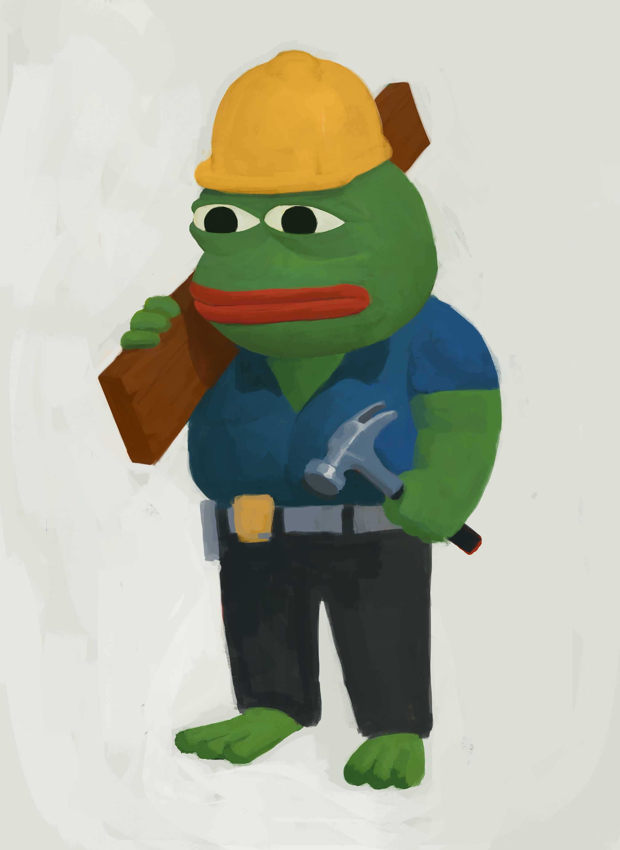 Pepe Workin' Man