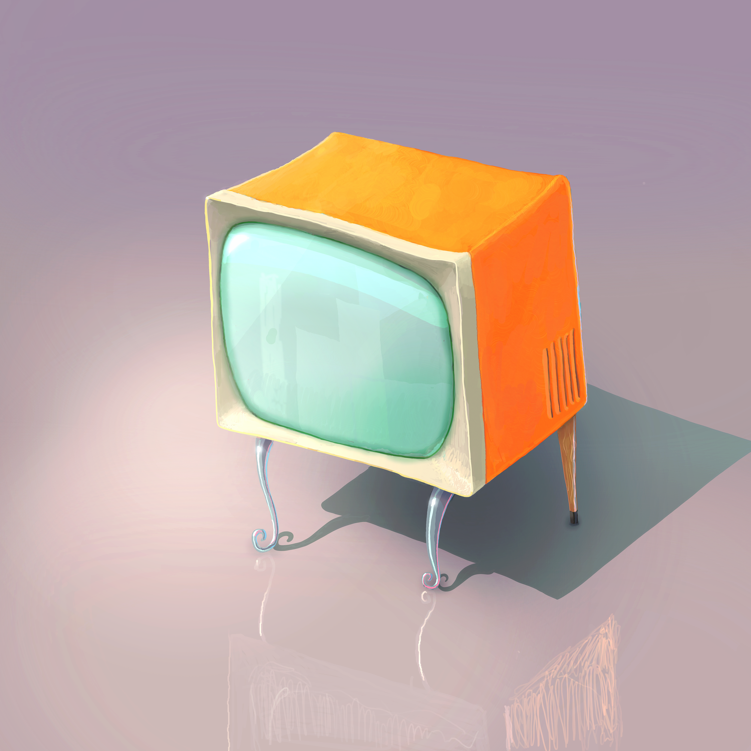 Portrait of a TV